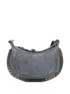 Isabel Marant Oskan Moon Small Shoulder Bag In Gray