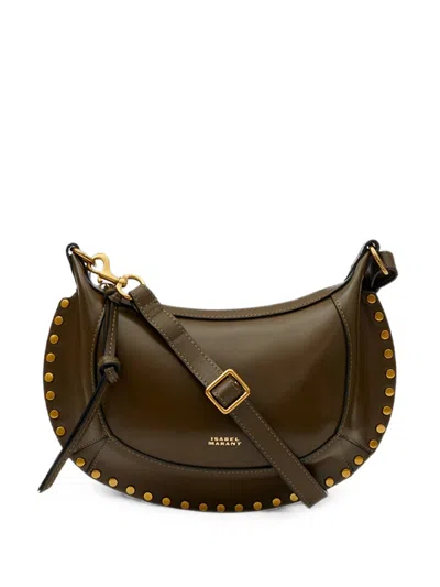 Isabel Marant Oskan Moon Shoulder Bag In Green