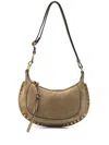 Isabel Marant Oskan Moon Shoulder Bag In Green