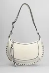 Isabel Marant Logo Printed Oskan Shoulder Bag In Chalk