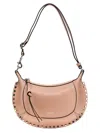 Isabel Marant Pink Oskan Moon Shoulder Bag In Pink