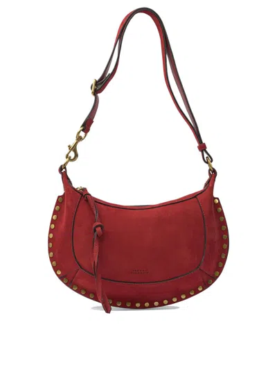 Isabel Marant "oskan Moon" Shoulder Bag In Red