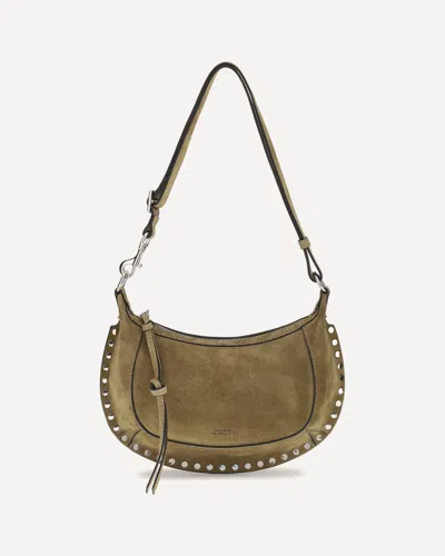 Isabel Marant Oskan Moon Shoulder Bag In Sand