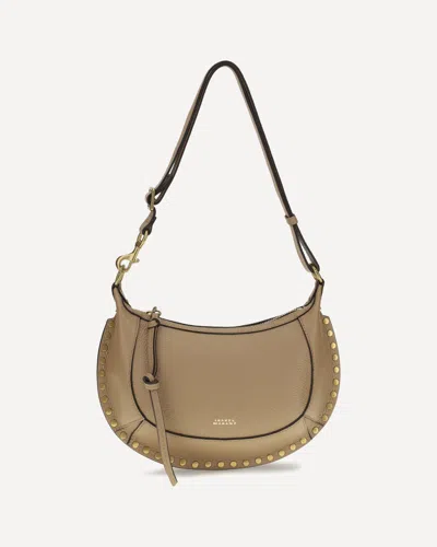 Isabel Marant Oskan Moon Shoulder Bag In Sand