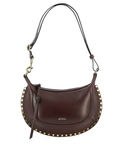 Isabel Marant Oskan Moon Shoulder Bags Bordeaux