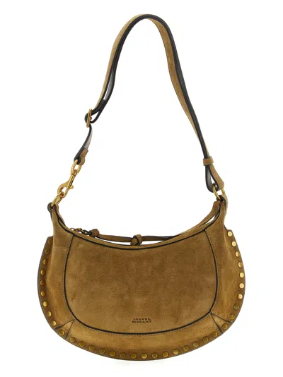 Isabel Marant Oskan Moon Shoulder Bags Brown