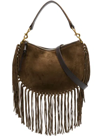 Isabel Marant Oskan Moon Small Bag In Brown