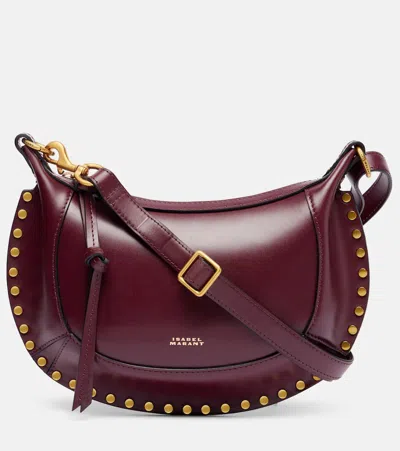 Isabel Marant Oskan Moon Small Leather Shoulder Bag