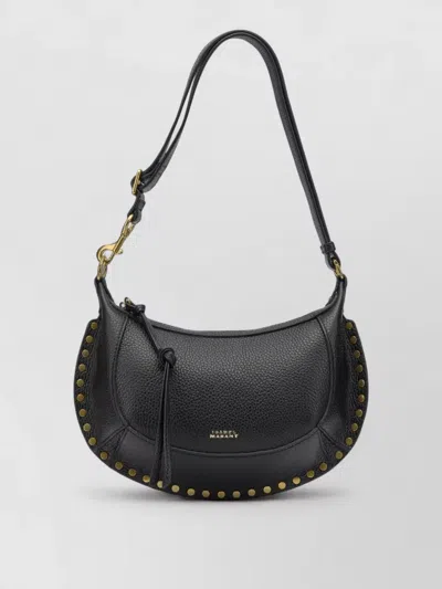 Isabel Marant Oskan Moon Small Leather Shoulder Bag