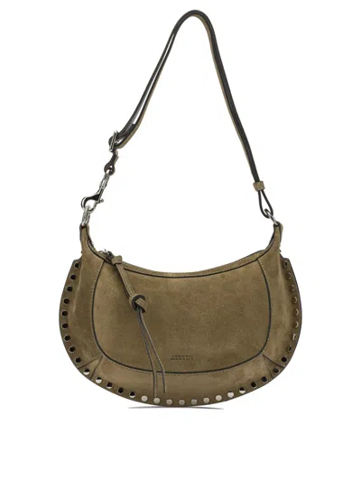 Isabel Marant "oskan Moon" Small Shoulder Bag In Brown