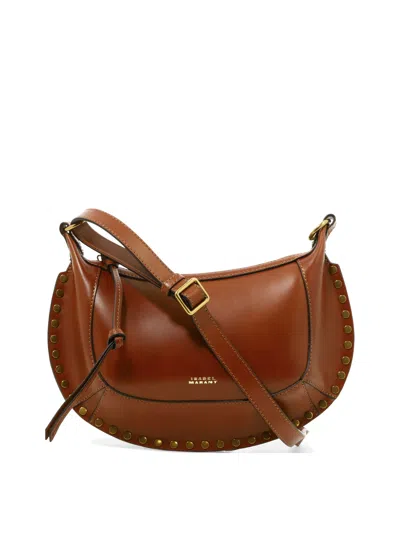 Isabel Marant "oskan Moon" Small Shoulder Bag In Brown