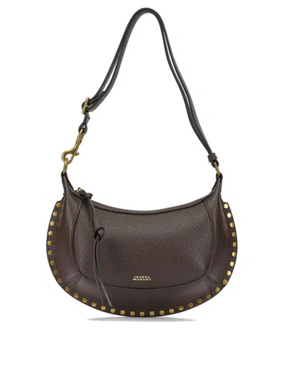 Isabel Marant "oskan Moon" Small Shoulder Bag In Brown