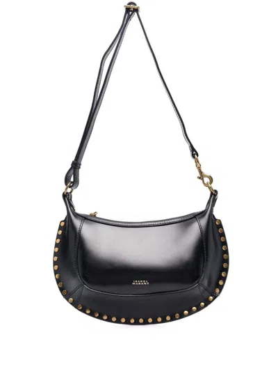 ISABEL MARANT OSKAN MOON STUDDED SHOULDER BAG
