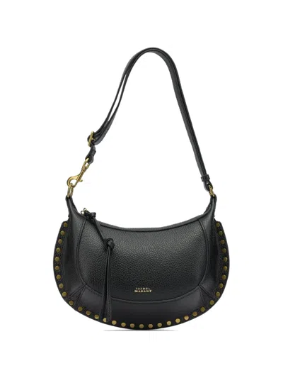 Isabel Marant Oskan Moon Stud-embellished Shoulder Bag In Purple