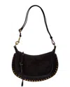 Isabel Marant Black Oskan Moon Shoulder Bag In Black