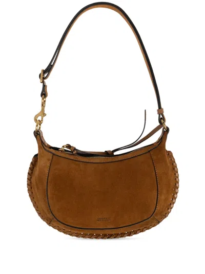 ISABEL MARANT OSKAN MOON SUEDE SHOULDER BAG