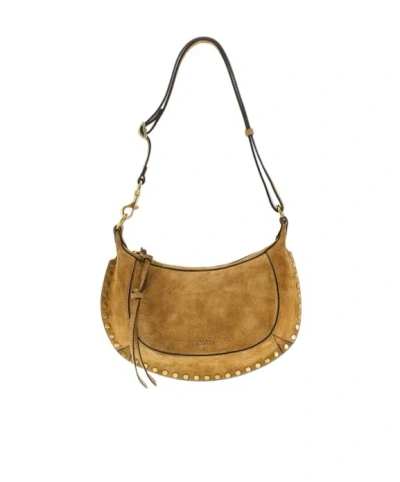 Isabel Marant Logo Shoulder Bag In Sand