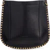 Isabel Marant Oskan New Leather Hobo In Black
