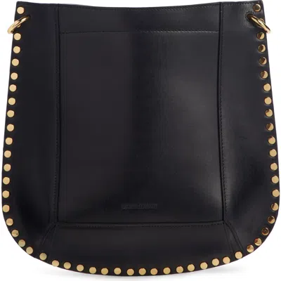 Isabel Marant Oskan New Leather Hobo In Black