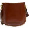 Isabel Marant Oskan New Leather Hobo In Brown