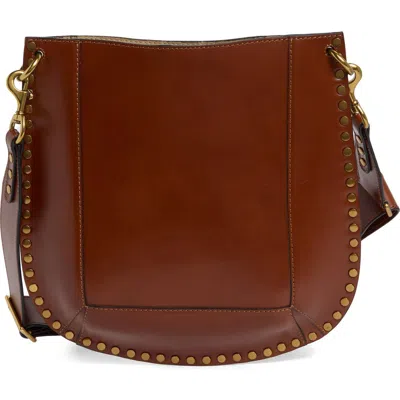 Isabel Marant Oskan New Leather Hobo In Brown