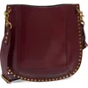 Isabel Marant Oskan New Leather Hobo In Burgundy