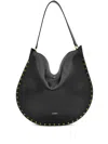 Isabel Marant Oskan Hobo Soft Shoulder Bag In Black