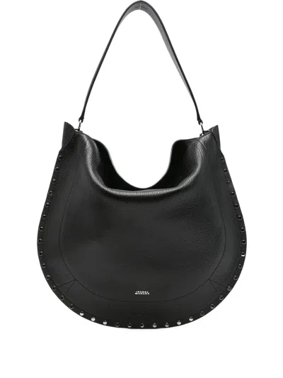 Isabel Marant Oskan Shoulder Bag In Black