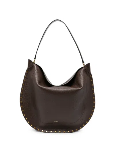 Isabel Marant Oskan Shoulder Bag In Brown