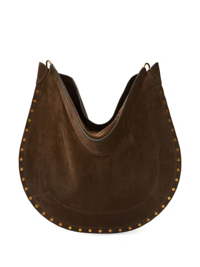 Isabel Marant Oskan Shoulder Bag In Chocolate