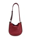 Isabel Marant Oskan Xo Capsule Suede Shoulder Bag In Raspberry
