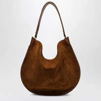 Isabel Marant Oskan Soft Cognac Suede Hobo Bag