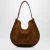 Isabel Marant Oskan Soft Cognac Suede Hobo Bag Women In Brown