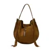 Isabel Marant Oskan Soft Folk Gz Shopper Bag In Brown