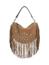 Isabel Marant Oskan Soft Fringed Shoulder Bag