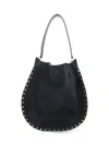 Isabel Marant Black Oskan Suede Shoulder Bga In Black