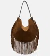 Isabel Marant Oskan Soft Large Suede Shoulder Bag In Multi
