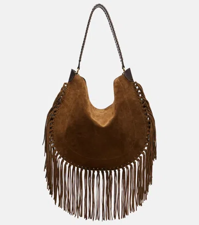 Isabel Marant Oskan Soft Large Suede Shoulder Bag