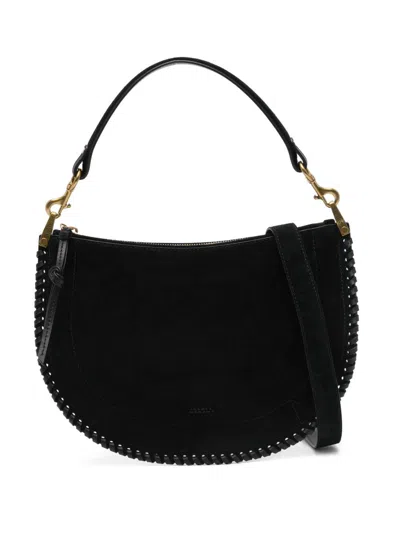 Isabel Marant Oskan Soft Leather Handbag In Black