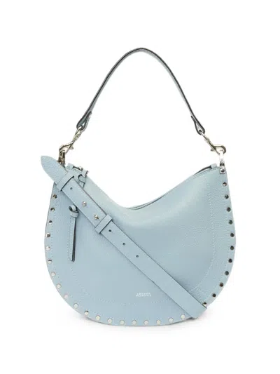 Isabel Marant Oskan Soft Stud-embellished Tote Bag In Pink