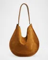 Isabel Marant Oskan Hobo Soft Bag Cognac