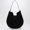 Isabel Marant Oskan Soft Medium Suede Shoulder Bag In Black