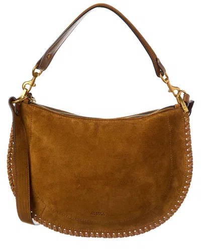 Isabel Marant Oskan Soft Suede Hobo Bag In Brown