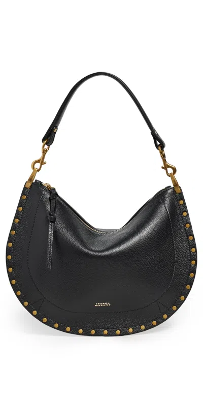 ISABEL MARANT OSKAN SOFT ZIP BAG BLACK