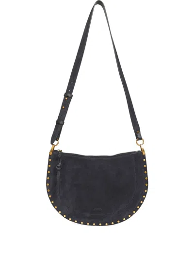 Isabel Marant Oskan Soft Zip Bag In Black