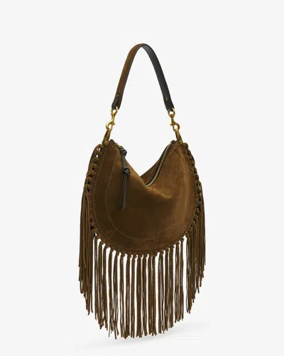 Isabel Marant Oskan Soft Zip Bag In Brown