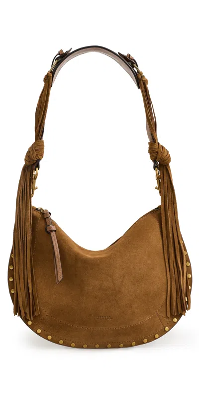 Isabel Marant Oskan Soft Zip Bag Cognac In Brown