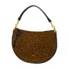 Isabel Marant Oskan Soft Zip Gb Crossbody - Leather - Printed In Black