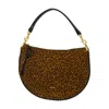 Isabel Marant Oskan Soft Zip Bag In Brown