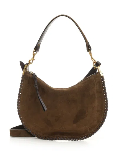Isabel Marant Oskan Soft Zip-gz Crossbody Bags Brown
